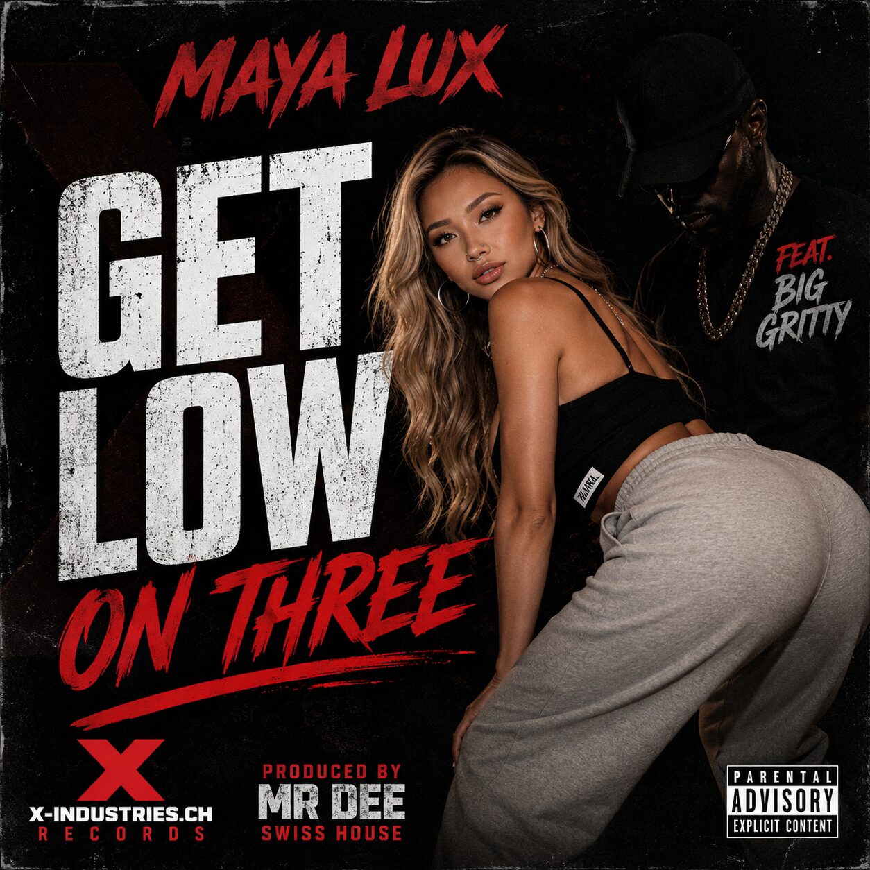 Maya Lux — Get Low on Three upcoming release cover