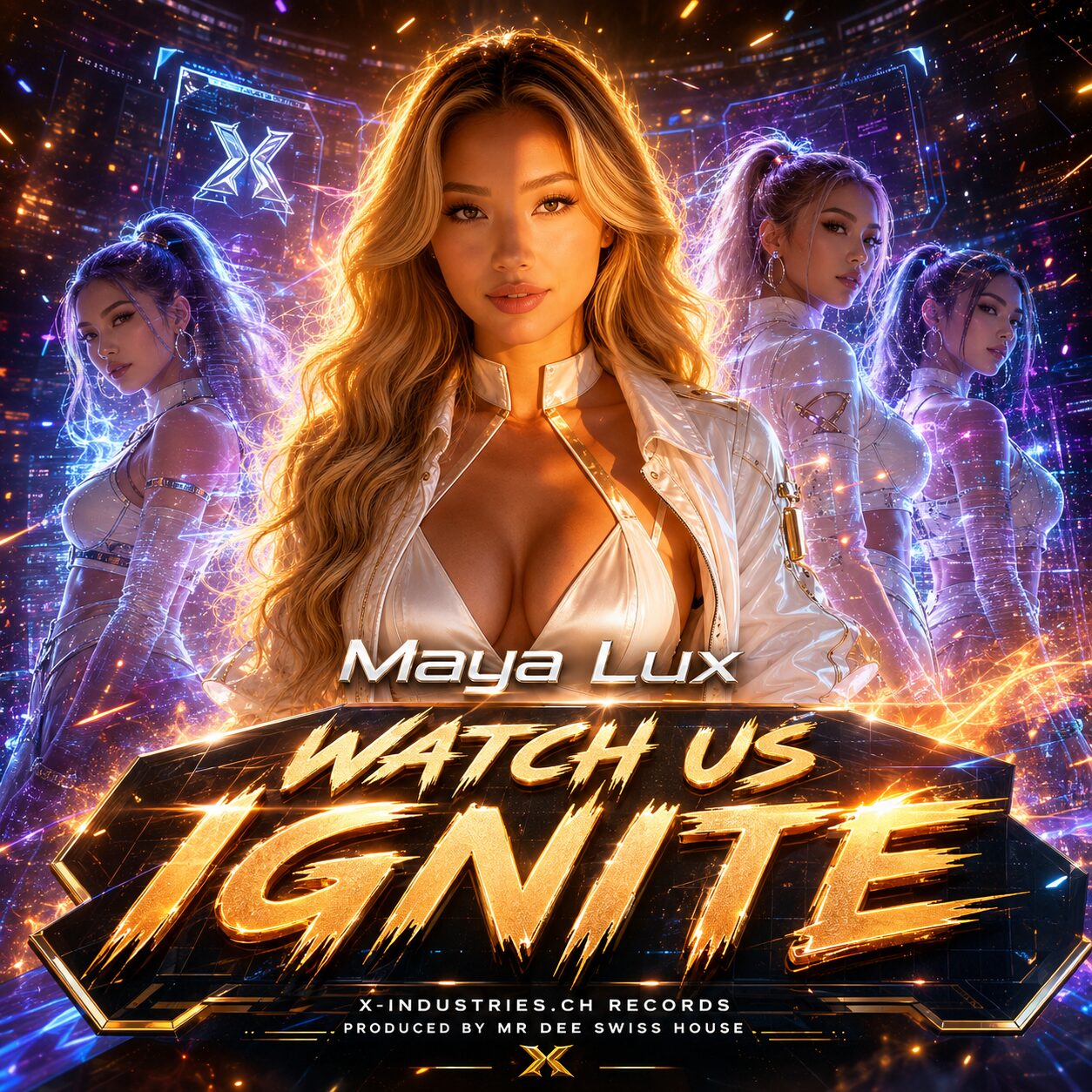 Maya Lux — Watch Us Ignite upcoming release cover
