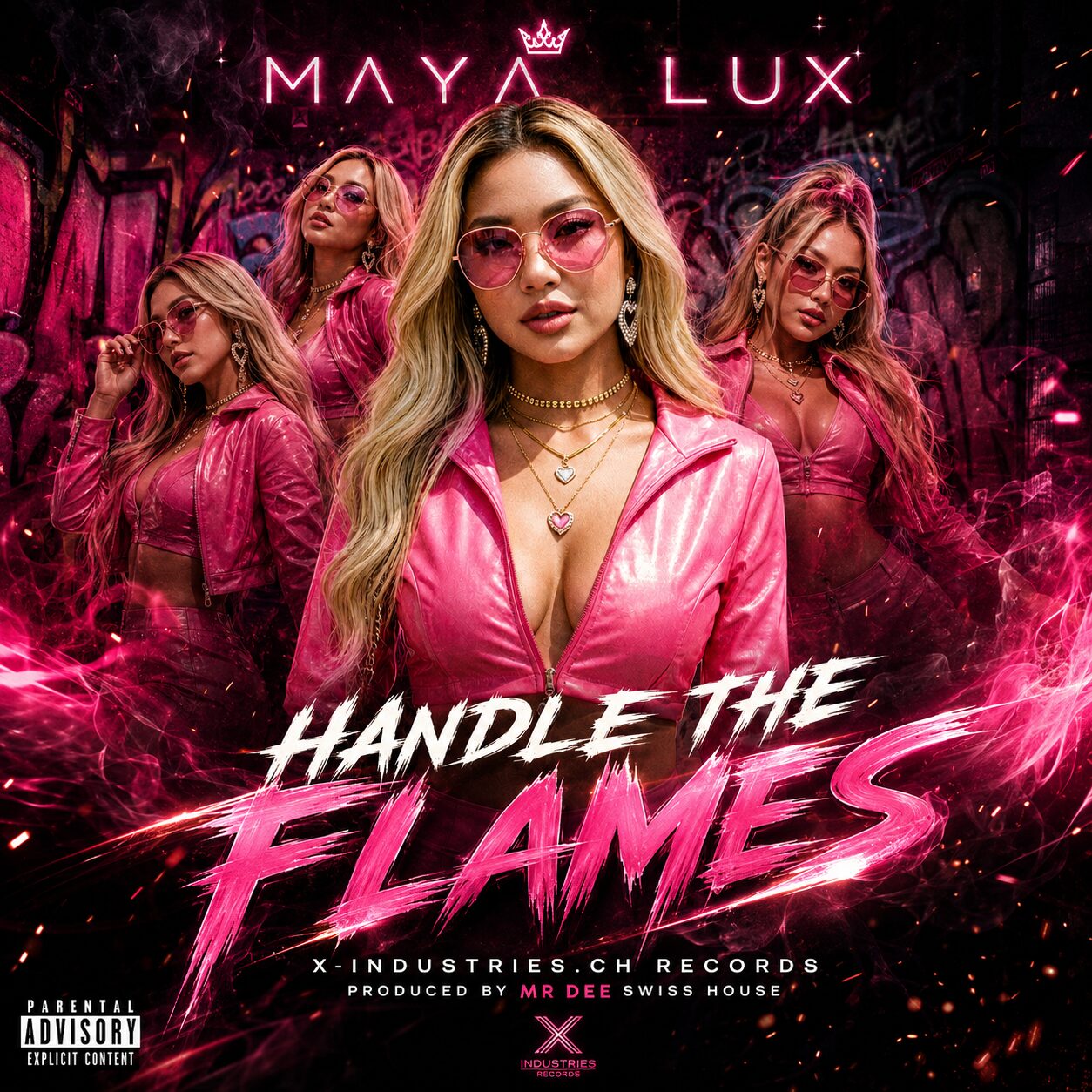 Maya Lux — Handle the Flames upcoming release cover